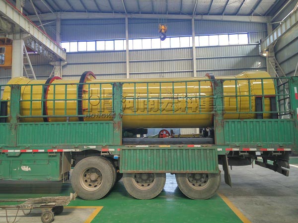 黑龍江綏化的客戶，您采購(gòu)的雞糞烘干機(jī)已發(fā)出，請(qǐng)查收